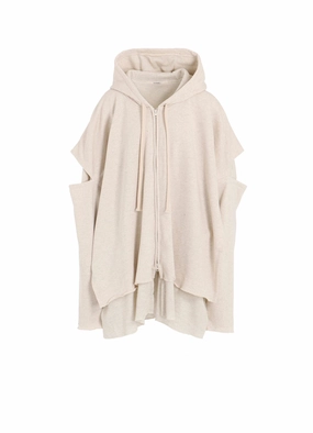 STAY TRUE PRINT LAYERED SHORT HOODIE Minimal Harmony