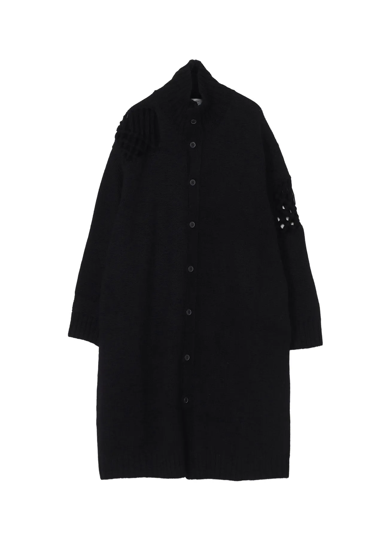 Tagless Labeling STITCHING MACRAME TURTLE CARDIGAN