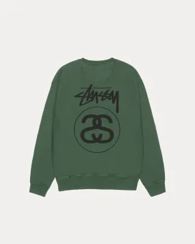 STOCK LINK PIG. DYED CREW Neutral palette Hoodie Style