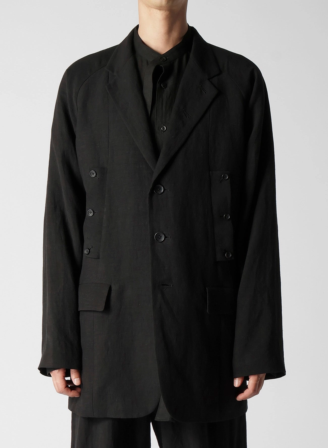 Concealer LI/RYCANVAS BOX POCKET BUTTON JACKET