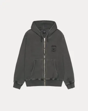 Layered Style Outdoor Essential STOCK LINK PIG. DYED ZIP HOOD
