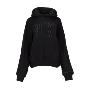 Lizard like Glittery accents Street OS PO Hoody - Womens