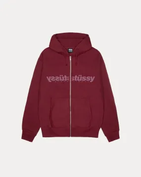 Comfortable Style MIRROR ZIP HOOD