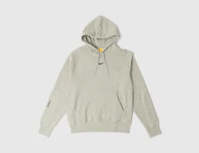 slim cut Chic Hoodie Nike NOCTA NRG CS Fleece Pullover Hoodie Dark Grey Heather / Matte Silver