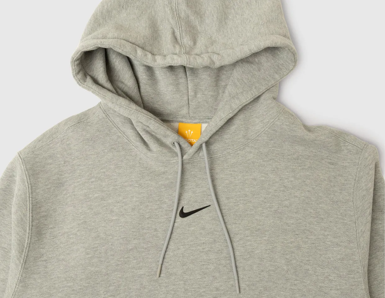 Nike NOCTA NRG CS Fleece Pullover Hoodie Dark Grey Heather / Matte Silver Urban Minimal goes with sweatpants