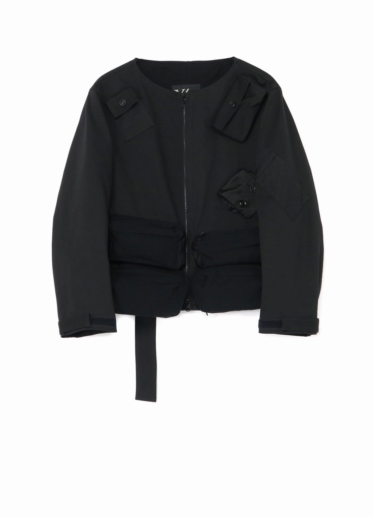 HeatRegulating COTTON SATIN COTTON WOOL LIGHT SERGE MULTI POCKET JACKET