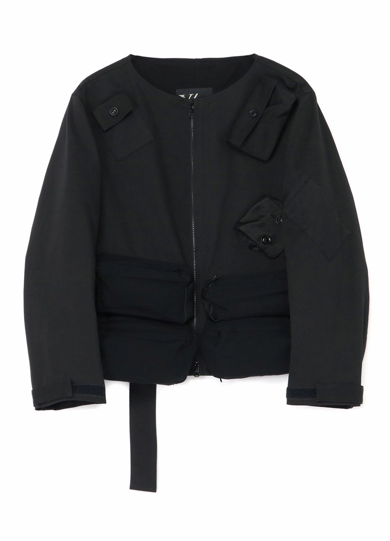 COTTON SATIN COTTON WOOL LIGHT SERGE MULTI POCKET JACKET Urban Detail Friendship