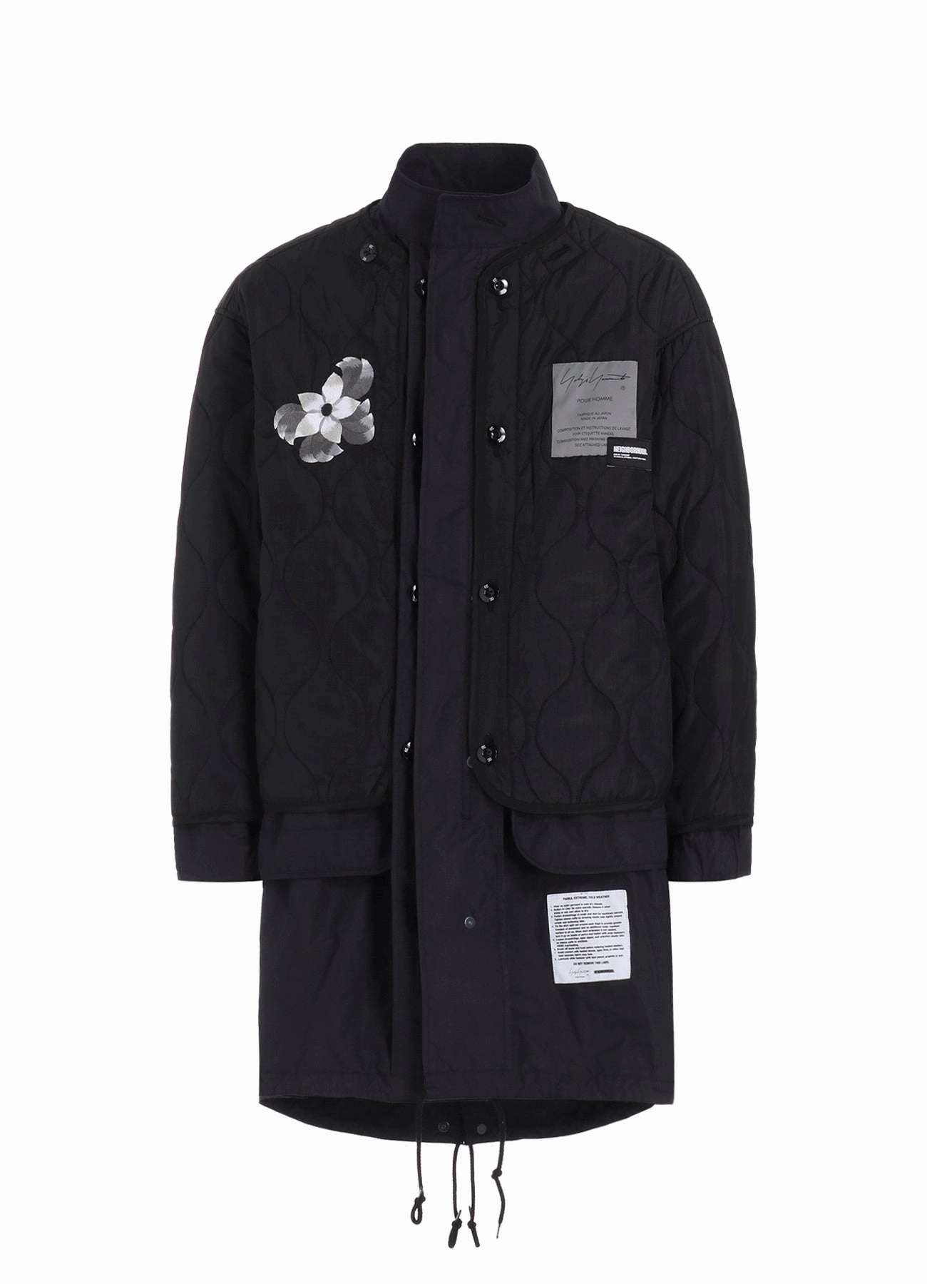 Functional Fit Yohji Yamamoto x NEIGHBORHOOD FIELD PARKA SHELL&LINER