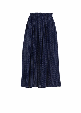 Snag-Resistant Underwire-Support POLYESTER GEORGETTE PRINT SKIRT