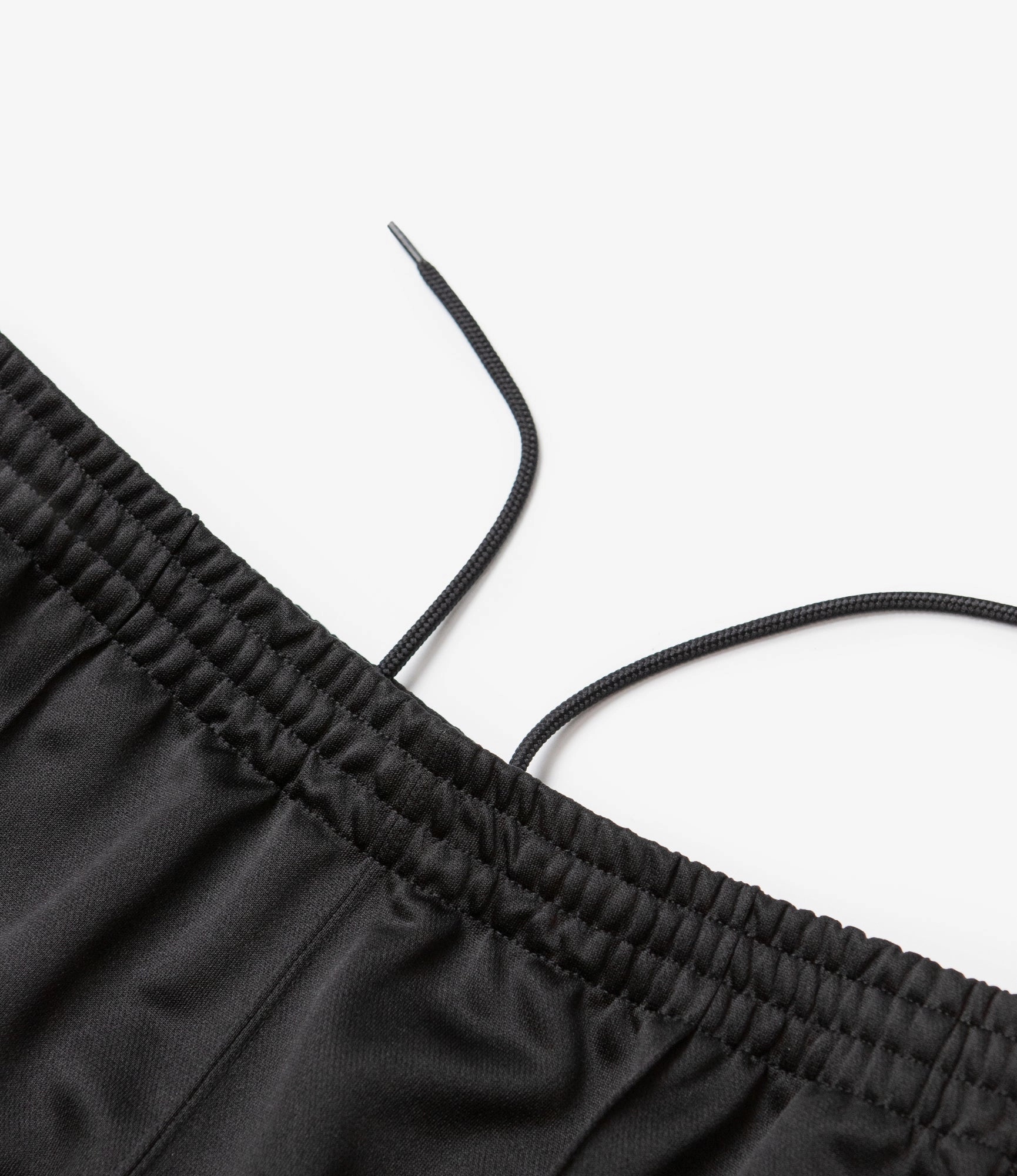 Track Pant ?C?Black Smooth Polyester Hip Friendly Pockets