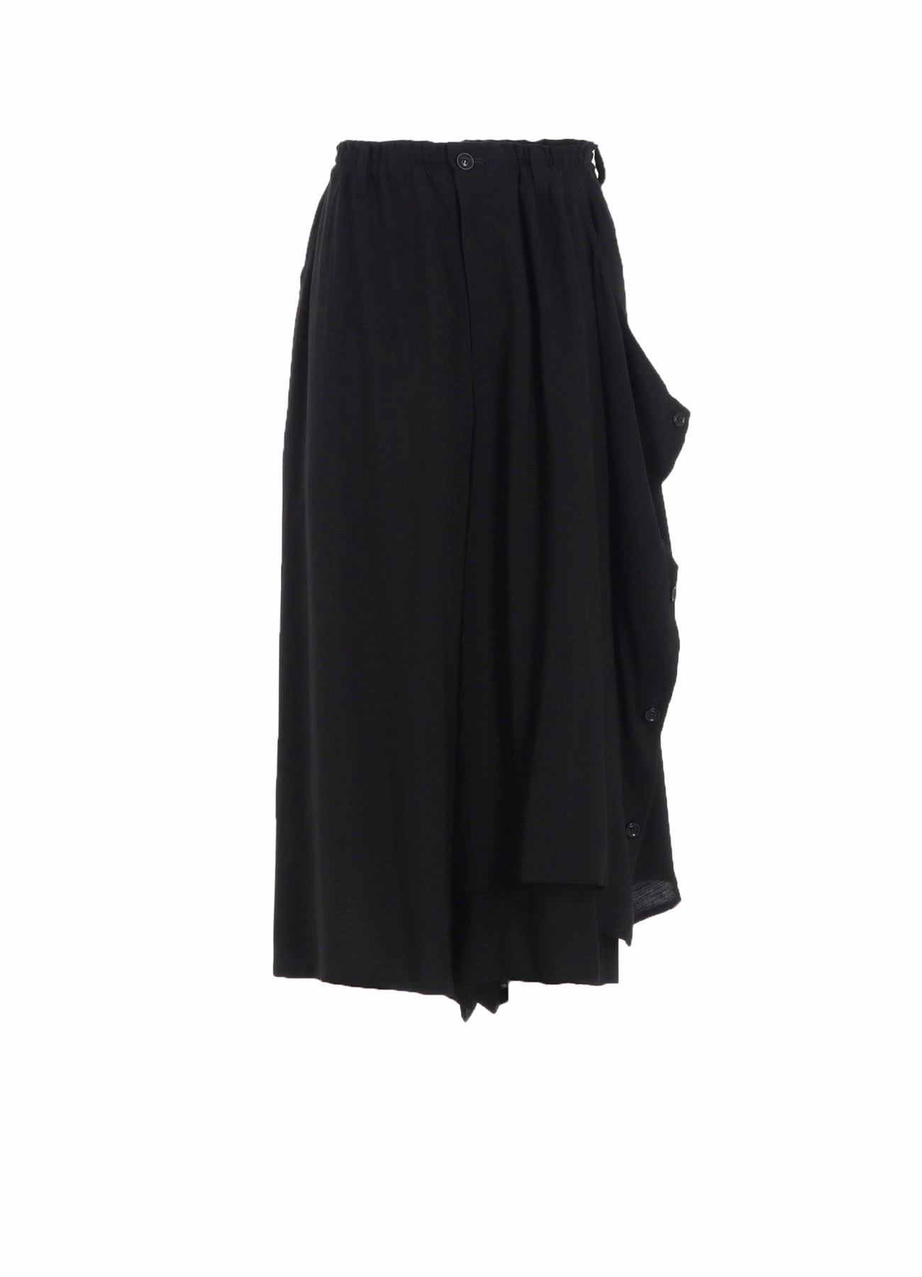 HARD-TWIST SERGE LEFT DOUBLE BUTTON OPEN PANTS Packable Fit Quick Motion