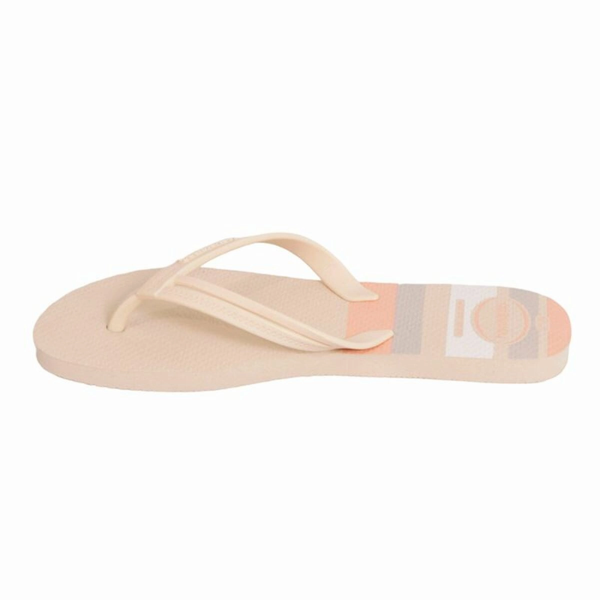 Women's Flip Flops Havaianas Elegance White Natural Anti Fatigue