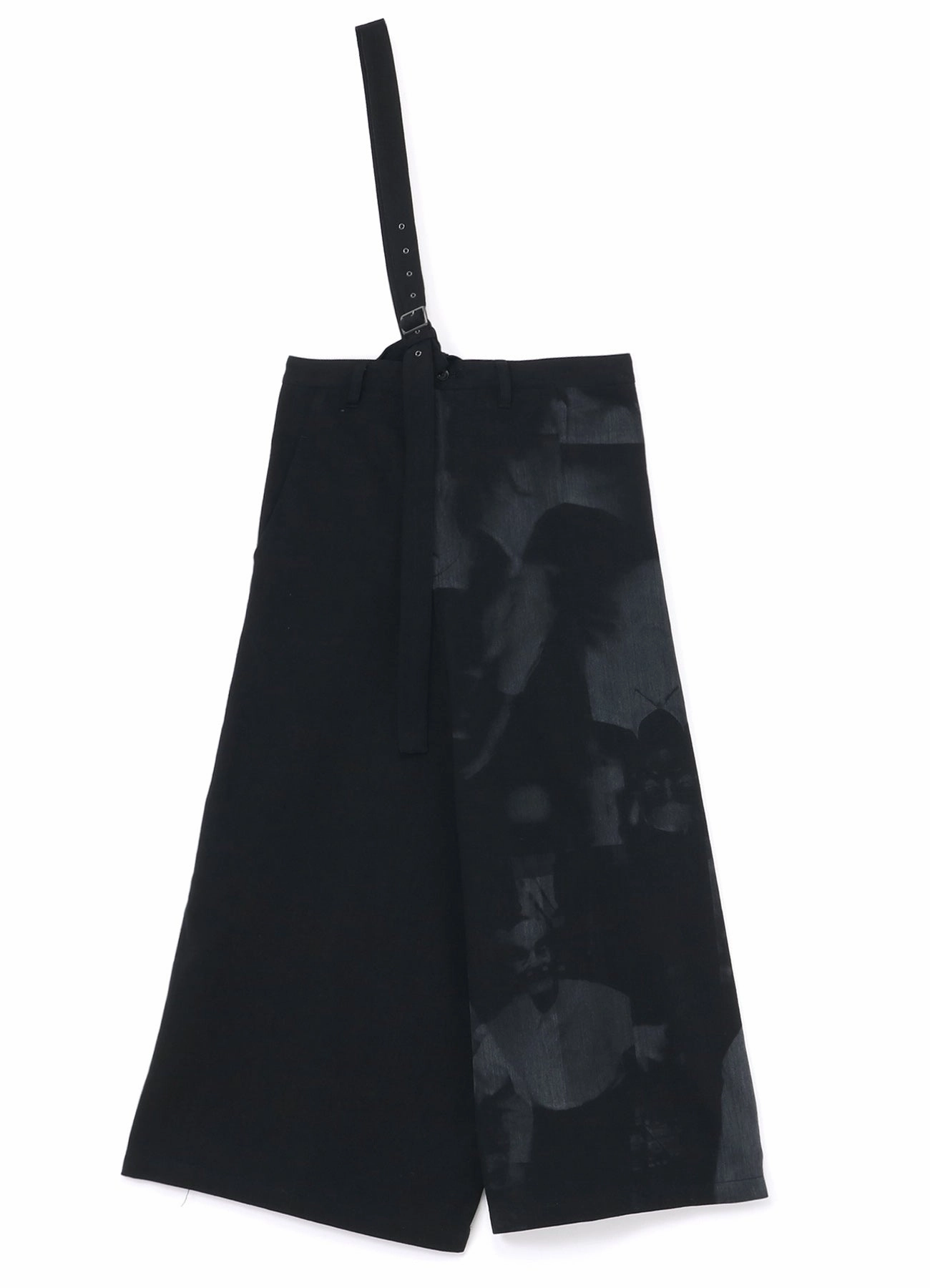 Multi Panel Construction Breathable back panel [Y's 1972 - A MOMENT IN Y's WITH MAX VADUKUL]80oz DENIM SINGLE STRAP PANTS