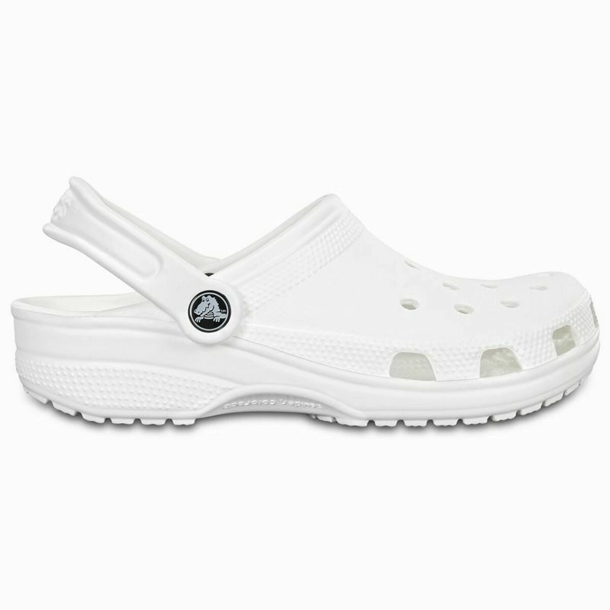 Clogs Crocs Classic U White Eco Conscious Manufacturing Ventilated Mesh