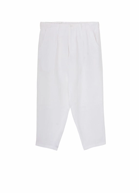 Y's for men x 120% LINO LINEN BACK SIDE ZIPPER PANTS Outdoor Friendly