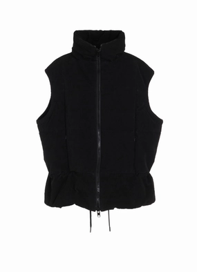 STRETCHED VELVET PADDED VEST Mid Season Equity