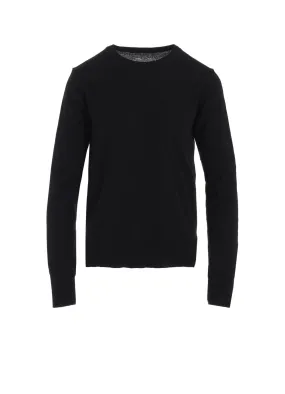 Elastic Edging Contrast Trim Accent COYARN 32/2 R-14G PULLOVER