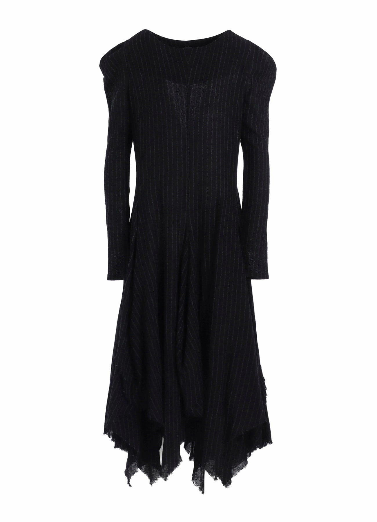 Fashionable Style STRIPE GAUZE PUFF DRESS