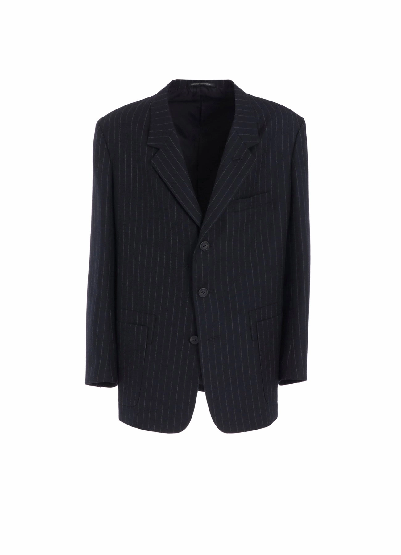 Softshell Technology Box STRIPED SERGE JACKET WITH WAIST POCKETS