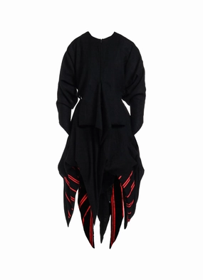 STRIPED VIYELLA THORN SKIRT DRESS Modern Style