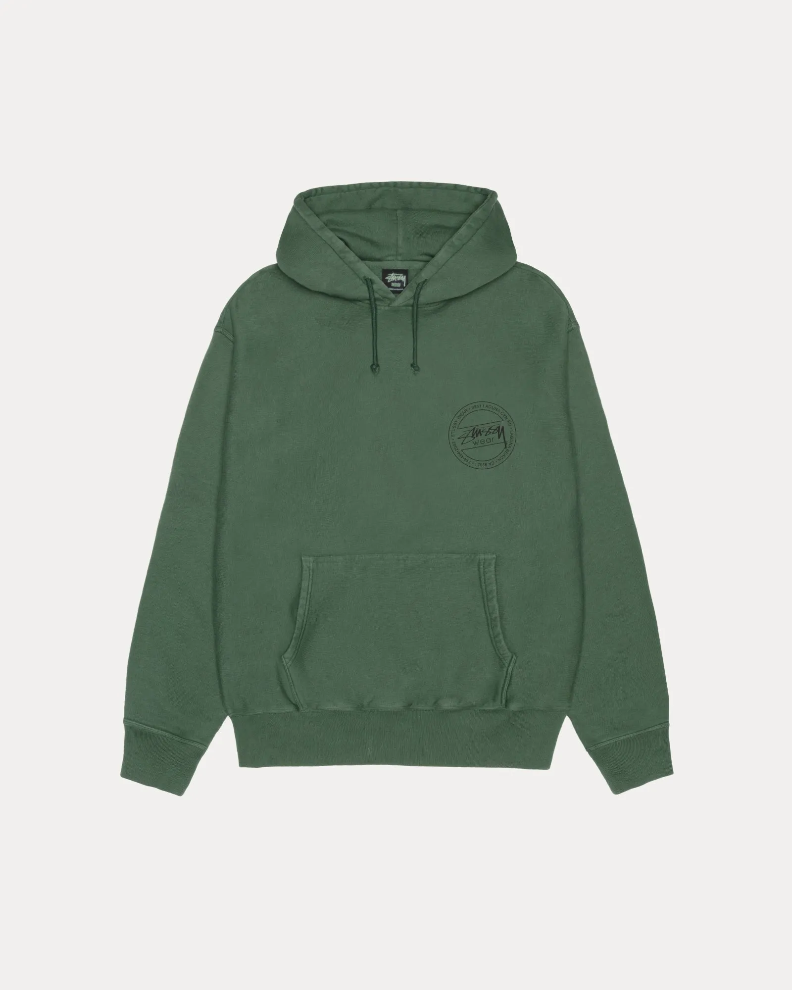 STUSSY WEAR PIG. DYED HOOD Comfortable Outfit Bow Accents