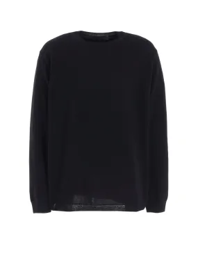 Tagless Design Essential Outfit 12G1P PLAIN STITCH ROUND NECK PULLOVER