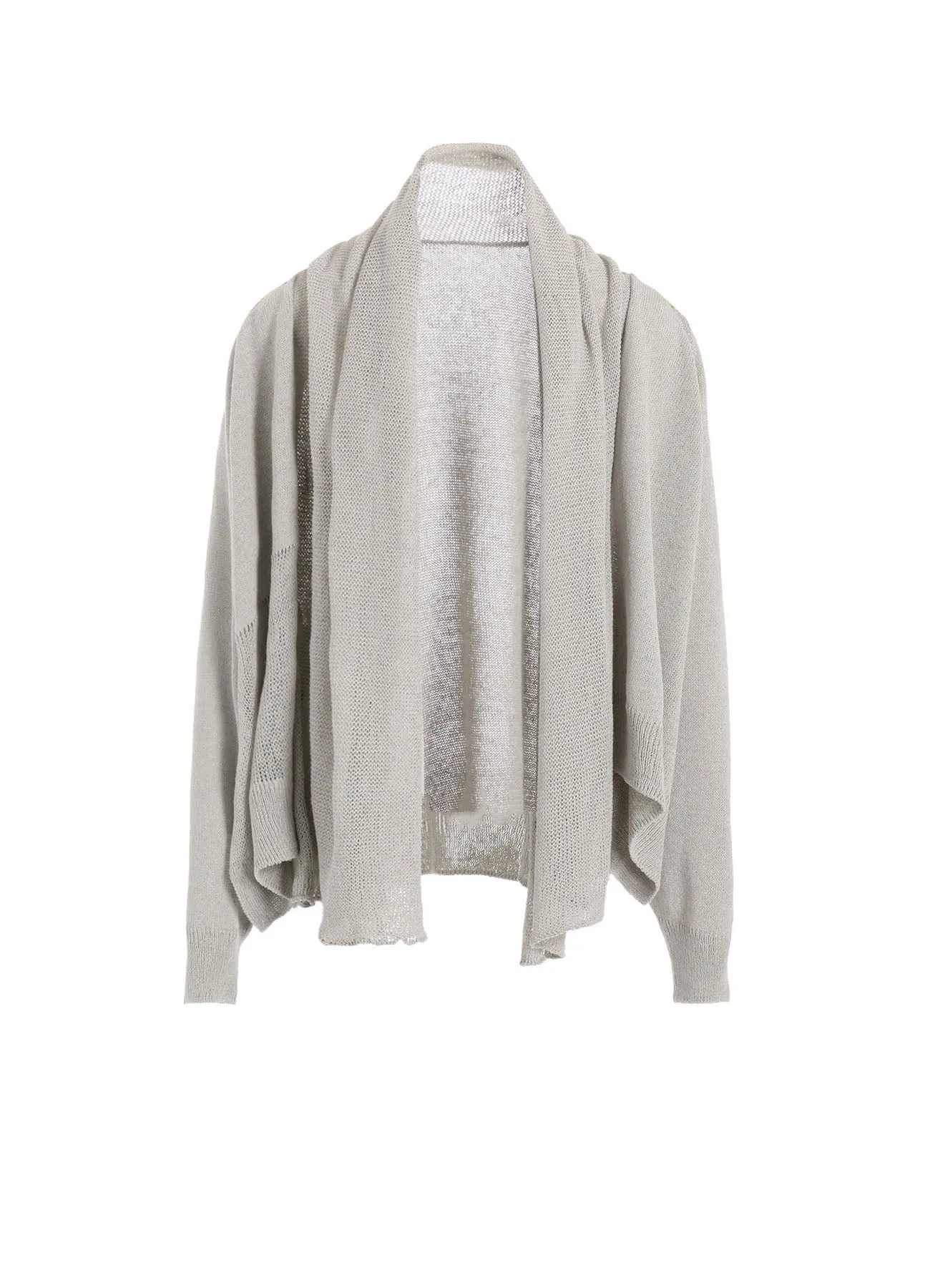 JERSEY BROAD STITCH SCARF GOWN Layered Stitch Detail