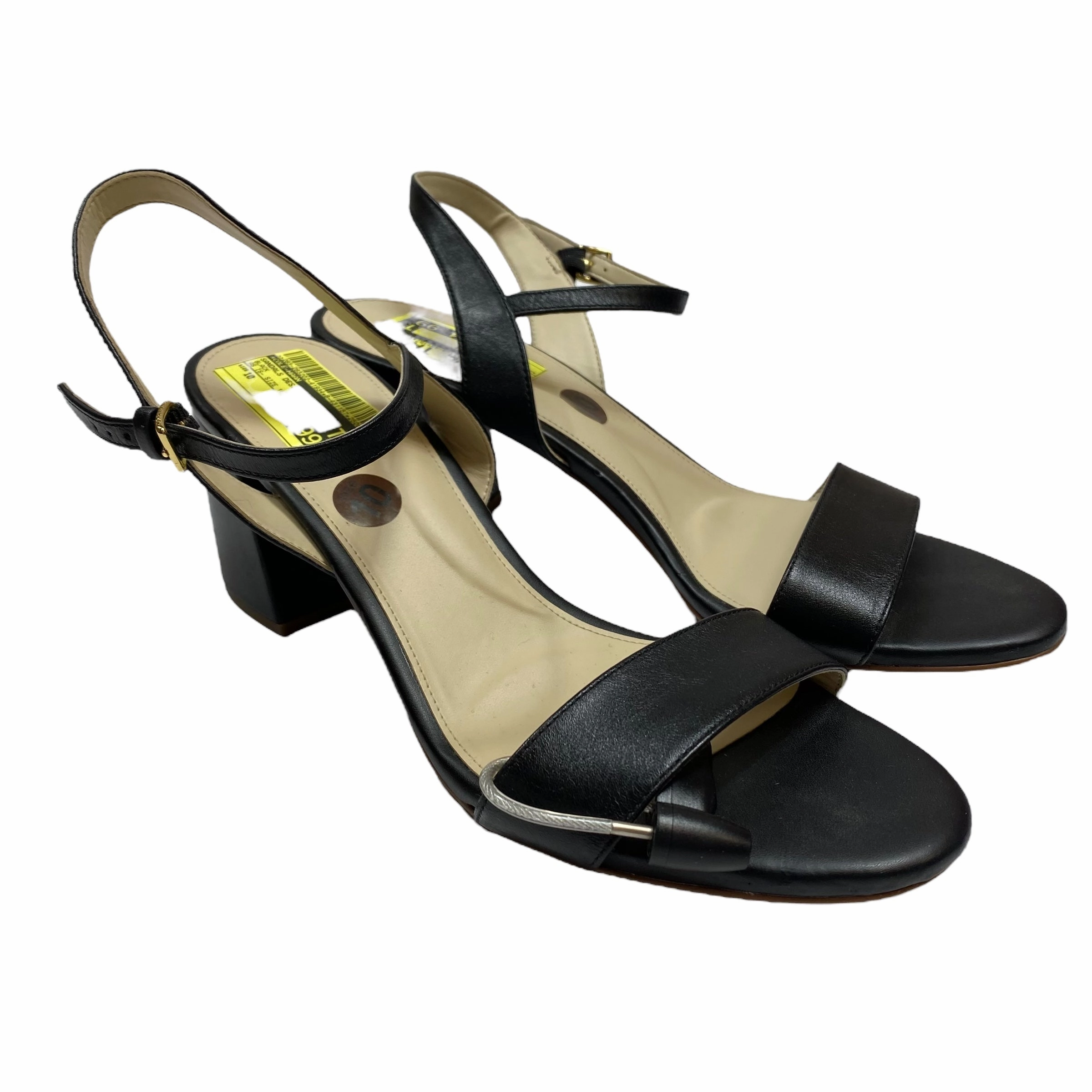 Sandals Designer By Cole-Haan In Black, Size:10 Sustainable materials