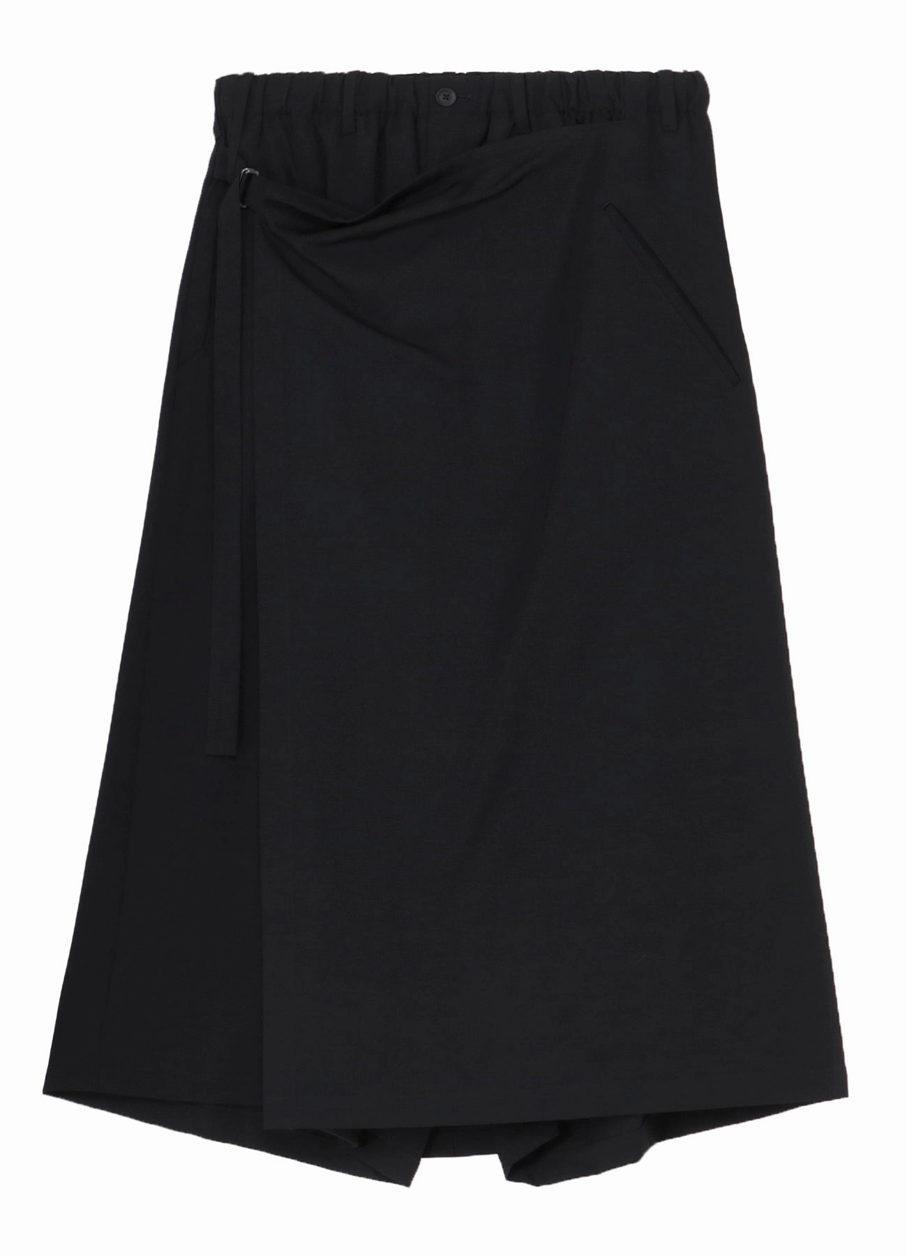 WOOL GABARDINE WRAP PANTS Layered Protection