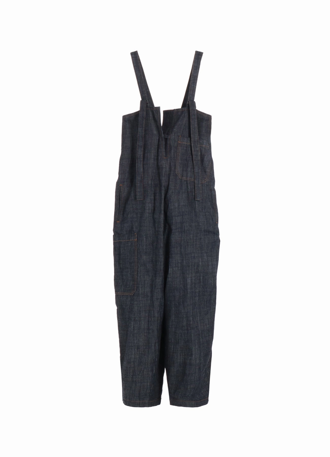 8OZ DENIM OVERALLS WITH STRAP Refined Aesthetic Belt Waist