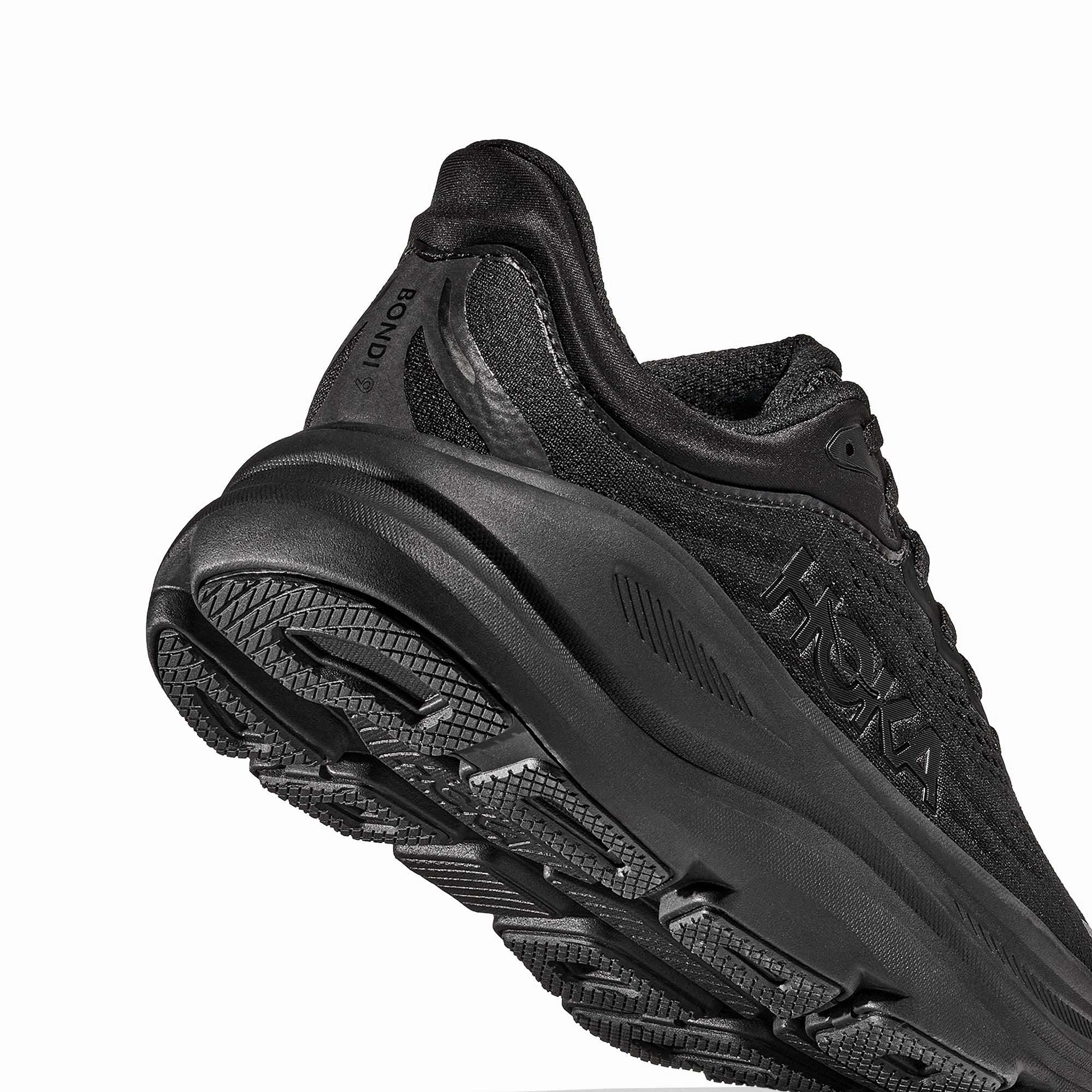 breathable leather shoes Hoka Mens Bondi 9 Shoes