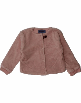 KENZO Baby Girls Graphic Top Long Sleeve 9-12 Months Pink Cotton Weekend Outing