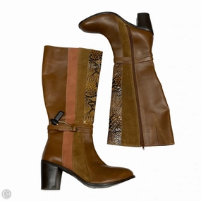 Boots Knee Heels By Matisse In Brown, Size: 7.5 Anti microbial coating