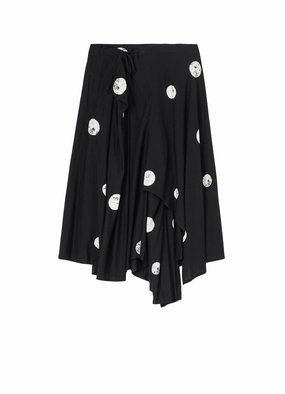 Layered Design Layered Movement DISCHARGING DOT SKIRTS