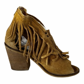 All Daywear Sandals Heels Block By Musse & Cloud In Tan, Size: 8.5