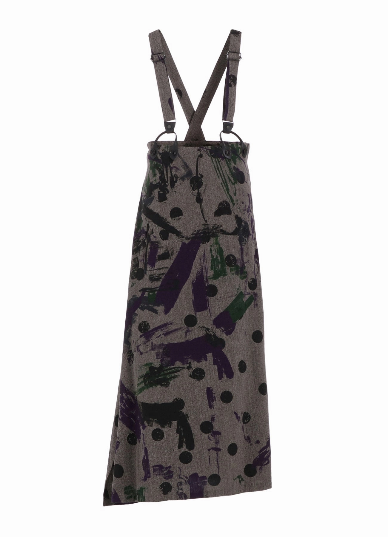 Smart Lines Smart Piece HEATHER POLKA DOT SUSPENDER SKIRT