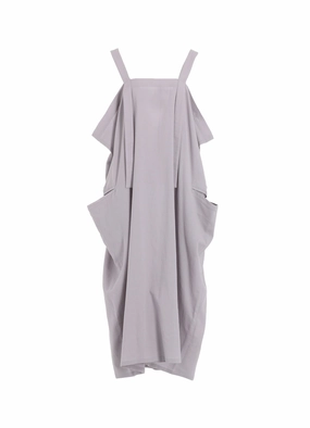 Casual Vibes Chic Style Wear COTTON BOYLE VIYELLA SHOULDER STRAP DRESS