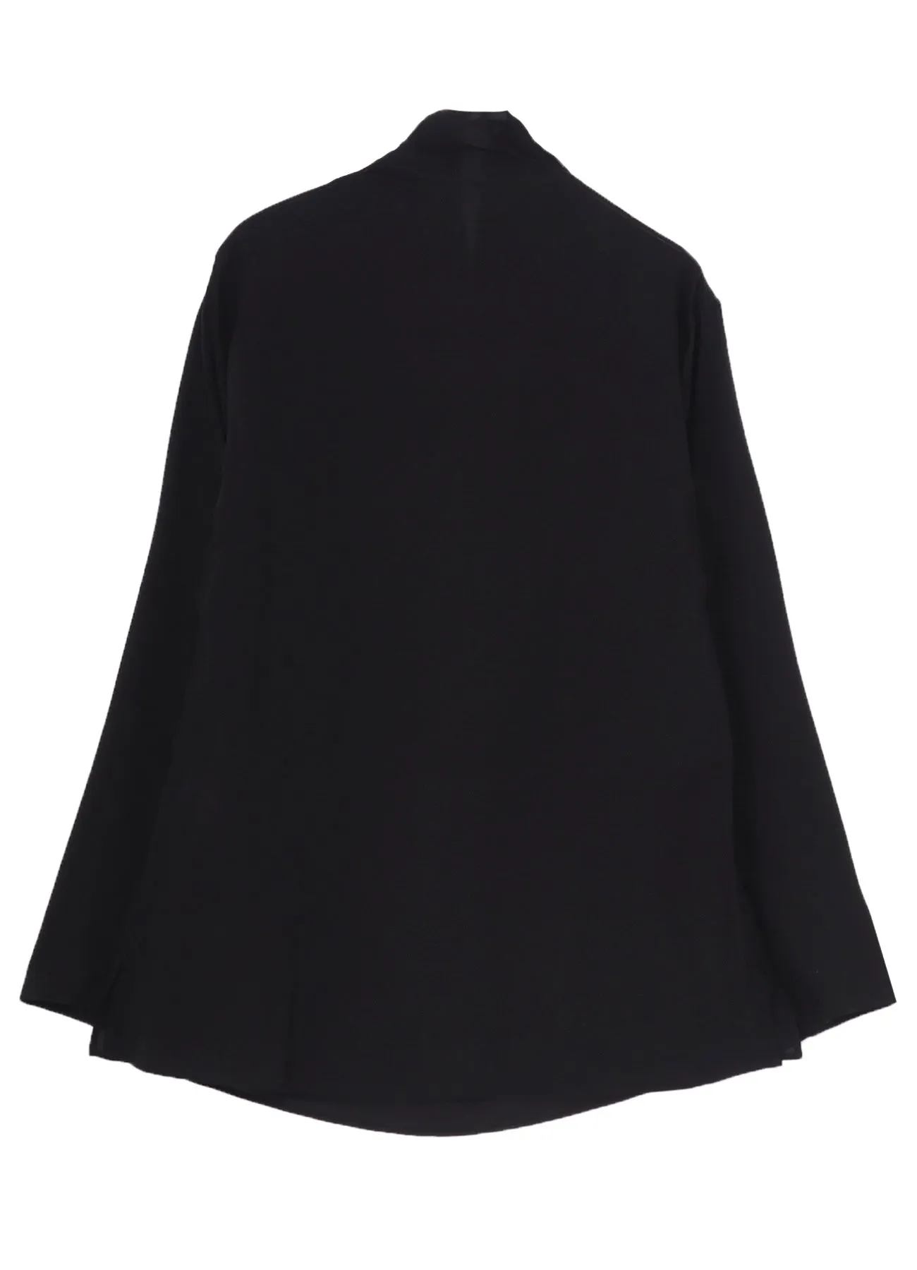 CELLLOSE LAWN  DRAPE PULLOVER BLOUSE Durable Buttons