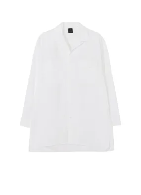 SUIT BROAD CDH OPEN COLLAR SHIRT Hidden Placket Bold Statement