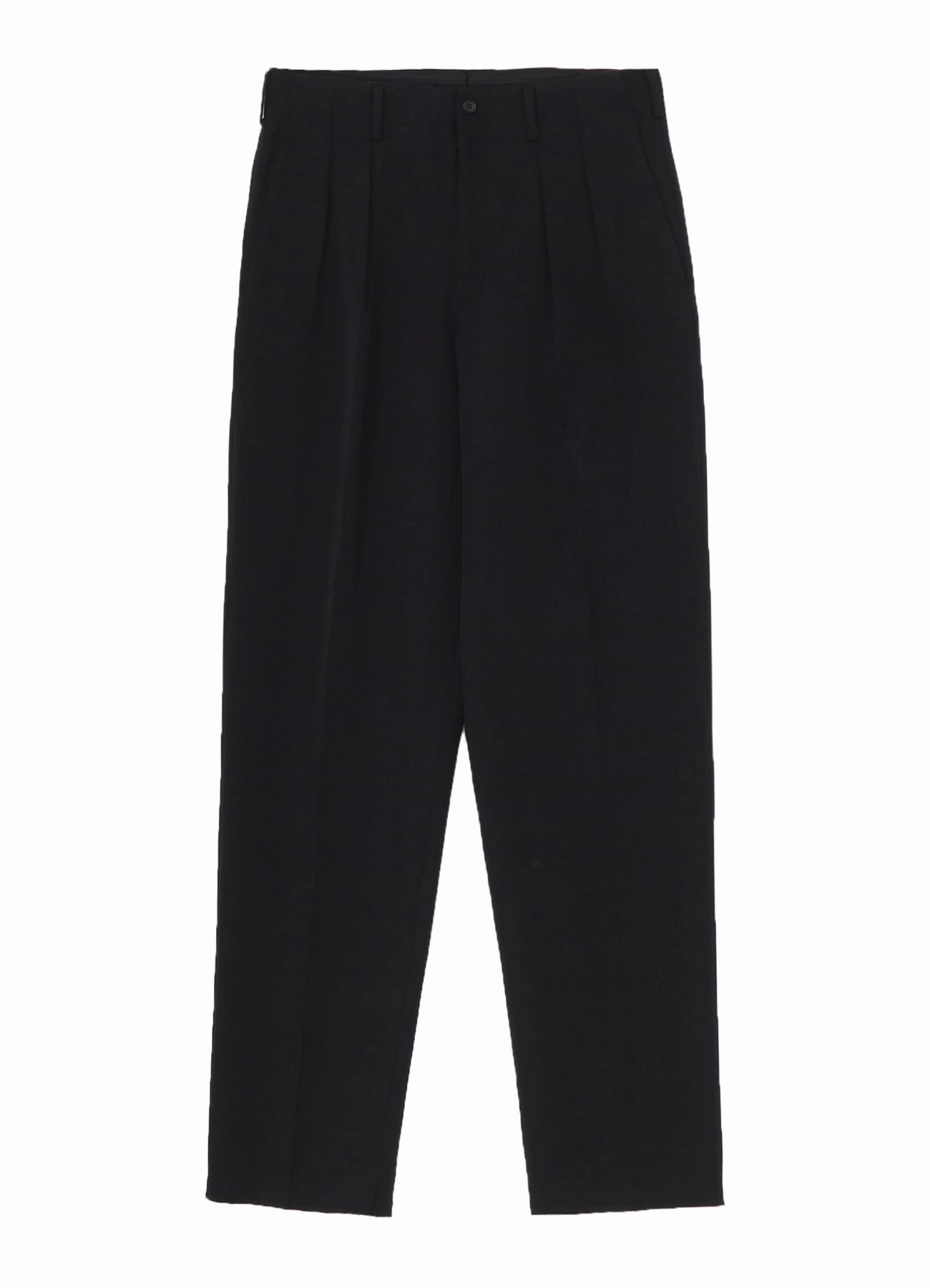 SUIT GABARDINE 2 TUCKS PANTS Classic Comfort Stretch Support