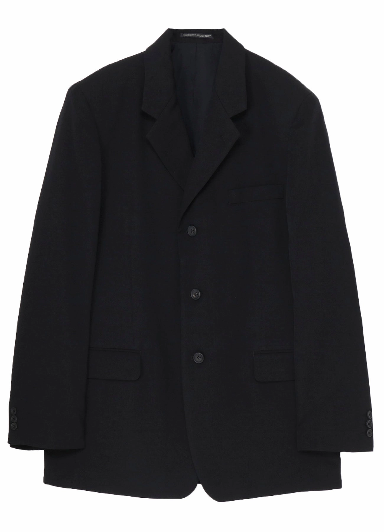 V-Neck Airtight Storage Compartment SUIT GABARDINE CDH 3BUTTONS JACKET