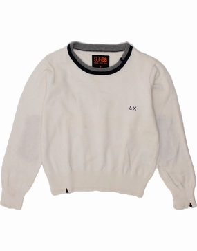 Modern Look Stylish Drape SUN68 Baby Boys Sweatshirt Jumper 18-24 Months Grey Cotton