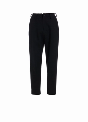 SUN DRYING SUPER100 MELTON BASIC PANTS A Stretchy Material Core Essential