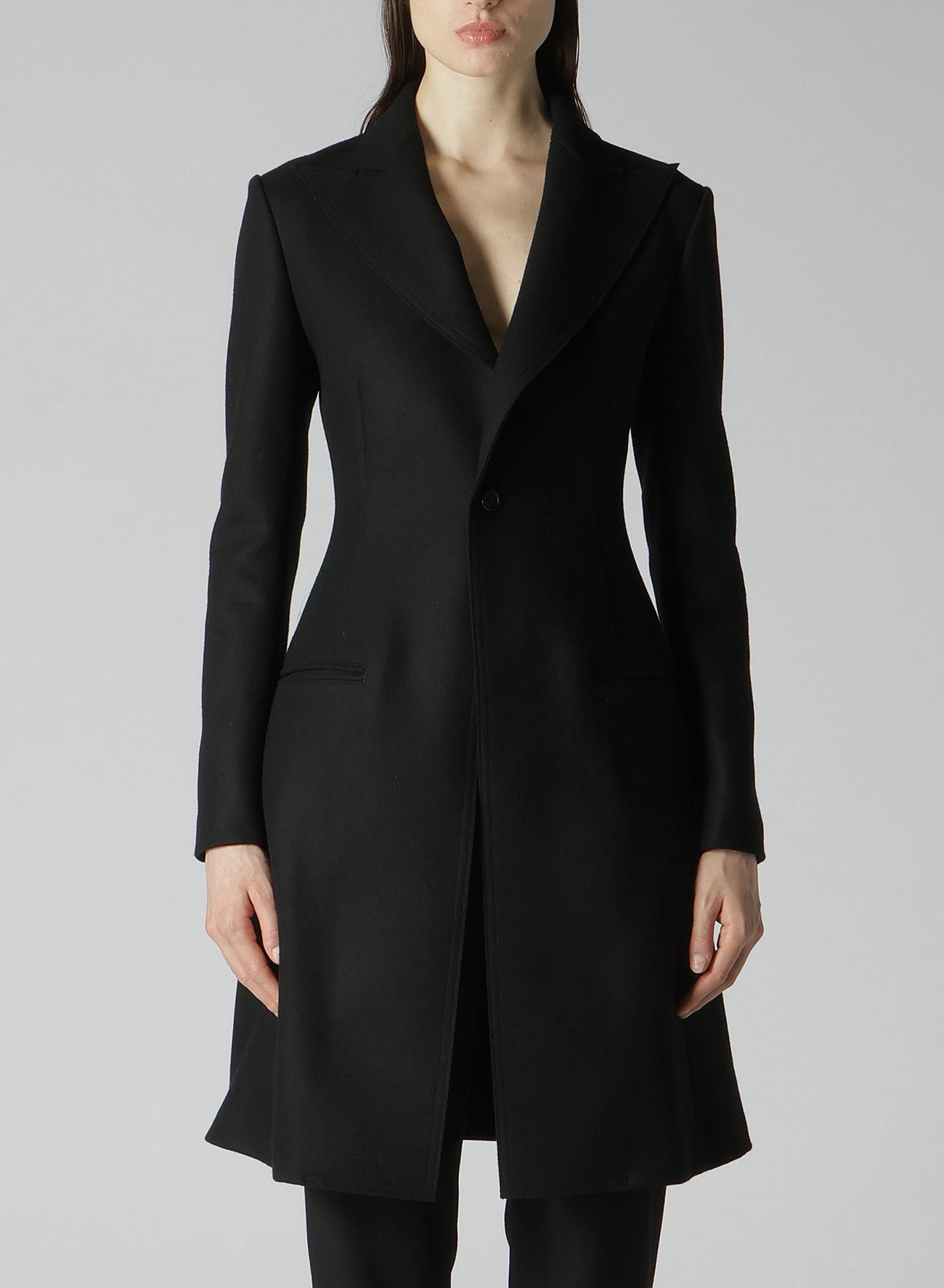 SUPER100 MELTON SINGLE BUTTON PEAKED L JACKET Storm Proof Layer Smart