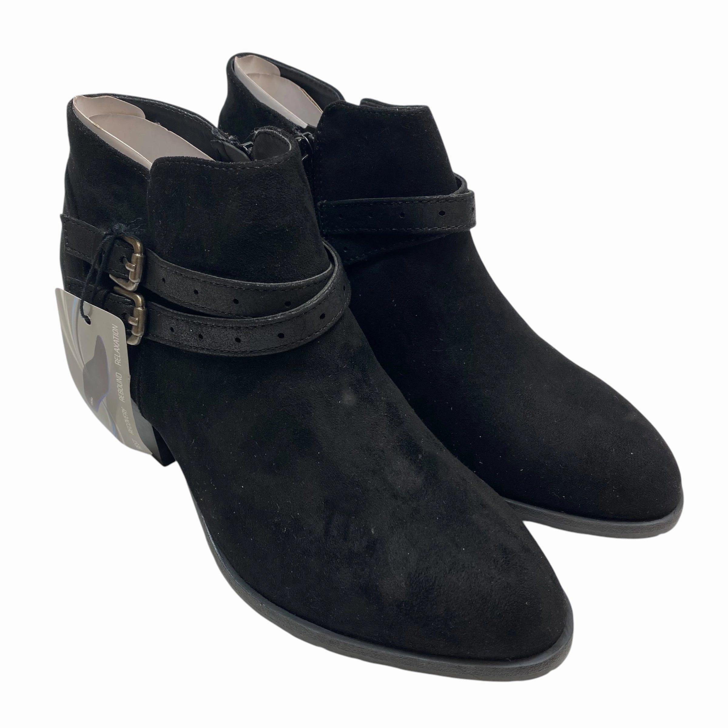 Boots Ankle Flats By Sonoma In Black, Size: 9.5 High   Quality