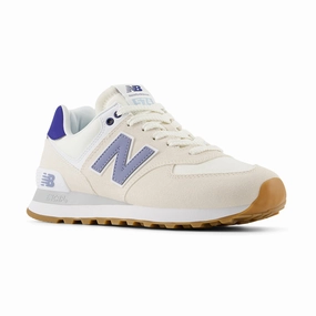 narrow - fitting Women's 574 Linen/Indigo