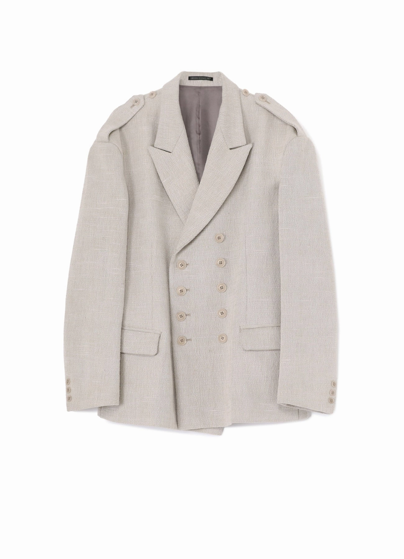 HAND SPAN COTTON JACKET WITH DOUBLE BREASTED planned purchase