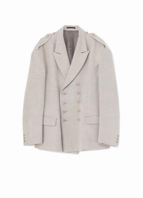 HAND SPAN COTTON JACKET WITH DOUBLE BREASTED planned purchase