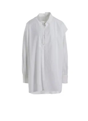 Party outfit COMPACT TYPEWRITER PANEL DOUBLE BLOUSE