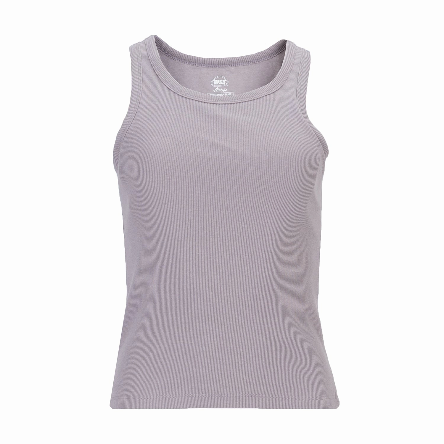 Ribbed Tank - Womens Layered Hem Design Sporty Vibe